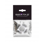 Эластичное кольцо с «ресничками» и 4 шариками - Sextaz - в Пскове купить с доставкой