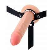 Мужской полый страпон на регулируемых ремнях - 18,5 см. - Sex Expert - купить с доставкой в Пскове