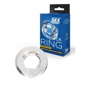 Прозрачное эрекционное кольцо-бублик - Sex Expert - в Пскове купить с доставкой