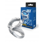 Прозрачное двойное эрекционное кольцо - Sex Expert - в Пскове купить с доставкой