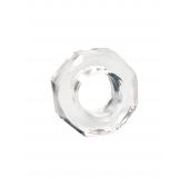 Прозрачное эрекционное кольцо в форме гайки - Sex Expert - в Пскове купить с доставкой