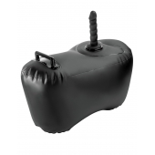 Черное надувное кресло с платформой для фиксации дилдо Body Dock Inflatable Love Seat - Pipedream - купить с доставкой в Пскове