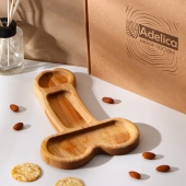 Деревянное блюдо для подачи в форме члена (25 х 16,5 х 1,7 см) - Сима-Ленд - купить с доставкой в Пскове