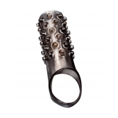 Дымчатая насадка на пенис с выпуклостями - 12 см. - Sex Expert - в Пскове купить с доставкой