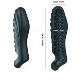 Серая силиконовая насадка на пенис с подхватом Manwan Ryzer - Manwan - в Пскове купить с доставкой