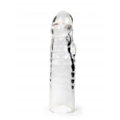 Прозрачная закрытая насадка на член - 15 см. - Sex Expert - в Пскове купить с доставкой