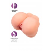 Реалистичный мастурбатор в форме попки с 2 любовными входами - No Name - в Пскове купить с доставкой