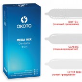 Презервативы OKOTO Mega Mix - 18 шт. - Sitabella - купить с доставкой в Пскове