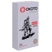 Точечные презервативы OKOTO Dotted - 12 шт. - Sitabella - купить с доставкой в Пскове