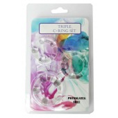 Набор из 3 эрекционных прозрачных колец - Boys of Toys - в Пскове купить с доставкой