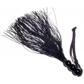 Черная силиконовая плетка - 25,4 см. - Boys of Toys - купить с доставкой в Пскове