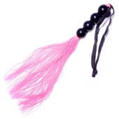 Розовая силиконовая плеть - 35,5 см. - Boys of Toys - купить с доставкой в Пскове