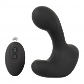 Черная анальная вибропробка с функцией расширения RC Butt Plug with 3 functions - Orion - в Пскове купить с доставкой