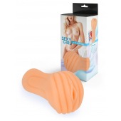 Эластичный мастурбатор в виде вагины телесного цвета - Sexy Girl - в Пскове купить с доставкой