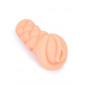 Телесный мастурбатор-вагина с вибропулей и эрекционными кольцами в комплекте - Sexy Girl - в Пскове купить с доставкой