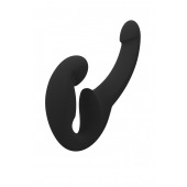 Черный безремневой страпон Share Lite - Fun Factory - купить с доставкой в Пскове