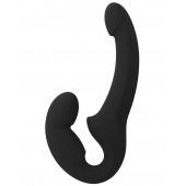 Черный безремневой страпон Share Lite - Fun Factory - купить с доставкой в Пскове