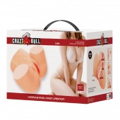 Телесный мастурбатор Liora с 2 любовными тоннелями - Baile - в Пскове купить с доставкой