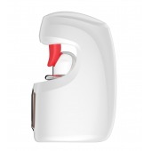 Белый мастурбатор с язычком и возвратно-поступательными движениями - Secwell - в Пскове купить с доставкой