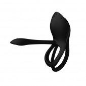 Черное эрекционное виброкольцо Bayek с пультом ДУ - Zalo - в Пскове купить с доставкой