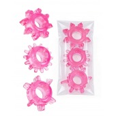 Комплект из трех розовых эрекционных колец - Erowoman-Eroman - в Пскове купить с доставкой