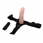 Реалистичный страпон-фаллоимитатор на трусиках Ultra Passionate Harness - 15 см. - Baile - купить с доставкой в Пскове