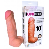 Фаллическая насадка Харнесс UNICOCK 10  - 25 см. - LOVETOY (А-Полимер) - купить с доставкой в Пскове