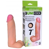 Фаллическая насадка Харнесс UNICOCK 7  - 19 см. - LOVETOY (А-Полимер) - купить с доставкой в Пскове