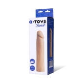 Реалистичная насадка с ярко выраженной головкой - 16,5 см. - A-toys - в Пскове купить с доставкой Реалистичная насадка с ярко выраженной головкой - 16,5 см. - A-toys - в Пскове купить с доставкой