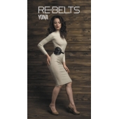 Пояс с клёпками Yona Black - Rebelts - купить с доставкой в Пскове