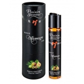 Массажное масло с ароматом экзотических фруктов Huile de Massage Gourmande Fruits Exotiques - 59 мл. - Plaisir Secret - купить с доставкой в Пскове