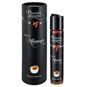 Массажное масло с ароматом крем брюле Huile de Massage Gourmande Creme Brulée - 59 мл. - Plaisir Secret - купить с доставкой в Пскове