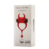 Красное эрекционное кольцо в форме дьяволенка DEVOL COCKRING - Adrien Lastic - в Пскове купить с доставкой