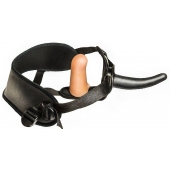 Женский страпон с вагинальной пробкой Woman Strap - 12 см. - LOVETOY (А-Полимер) - купить с доставкой в Пскове