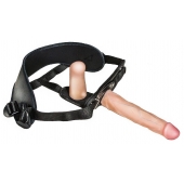Женский страпон с вагинальной пробкой Woman Strap - 18 см. - LOVETOY (А-Полимер) - купить с доставкой в Пскове