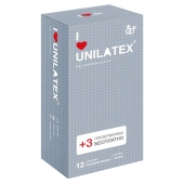 Презервативы с точками Unilatex Dotted - 12 шт. + 3 шт. в подарок - Unilatex - купить с доставкой в Пскове