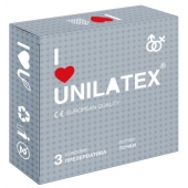 Презервативы с точками Unilatex Dotted - 3 шт. - Unilatex - купить с доставкой в Пскове