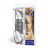 Утяжка на пенис и мошонку Cock Ring With 1.5  Ball Stretcher And Optional Weight Ring - BlueLine - купить с доставкой в Пскове