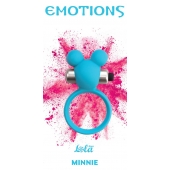 Голубое эрекционное виброколечко Emotions Minnie Breeze - Lola Games - в Пскове купить с доставкой