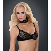 Полиуретановый ошейник с пуклями и D-кольцами Collar with Studs - Blush Novelties - купить с доставкой в Пскове