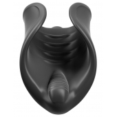 Чёрный мастурбатор Vibrating Silicone Stimulator с вибрацией - Pipedream - в Пскове купить с доставкой