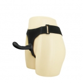 Страпон с изогнутой головкой Ultra Harness Curvy Dildo - 15,8 см. - Baile - купить с доставкой в Пскове