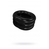 Чёрное эрекционное виброкольцо Stretch - Bathmate - в Пскове купить с доставкой