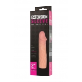 Телесная насадка-удлинитель Extension sleeve - 17 см. - Sitabella - в Пскове купить с доставкой