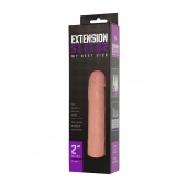 Насадка-удлинитель Extension sleeve телесного цвета - 18,5 см. - Sitabella - в Пскове купить с доставкой