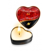 Массажная свеча с ароматом ванили Bougie Massage Candle - 35 мл. - Plaisir Secret - купить с доставкой в Пскове