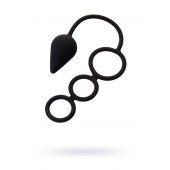 Тройное эрекционное кольцо с анальным хвостом Drop M-size - Erotist Adult Toys - в Пскове купить с доставкой