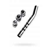 Металлический анальный душ с тремя насадками - ToyFa - купить с доставкой в Пскове