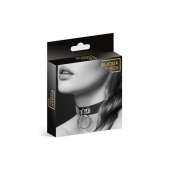 Узенький ошейник из полиуретана с кольцом - Bijoux Pour Toi - купить с доставкой в Пскове