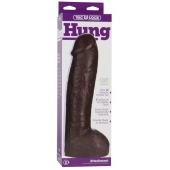 Большая насадка для трусиков Vac-U-Lock Realistic Hung - 31,7 см. - Doc Johnson - купить с доставкой в Пскове